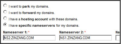 Change GoDaddy Nameservers