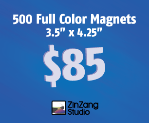 ZinZang Studio Deal of the Week - Magnets $85